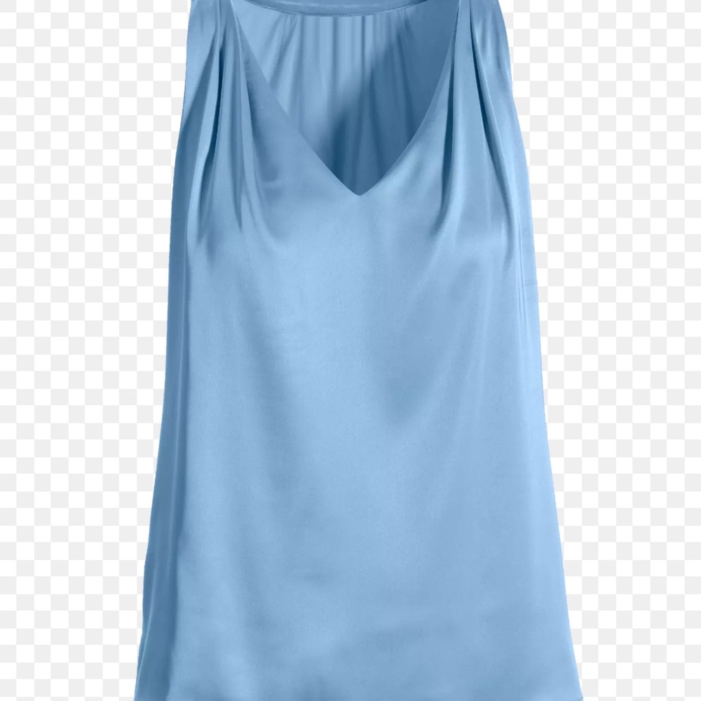 Boston Proper Sky Blue Sleeveless Top
